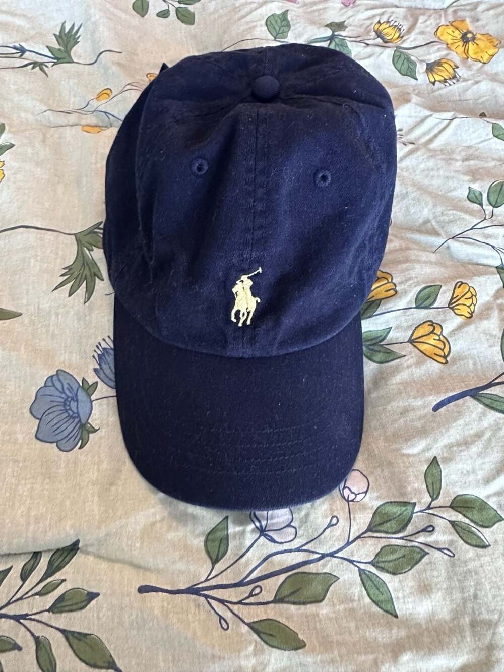Polo Ralph Lauren Navy Blue Chino Baseball Cap Hat